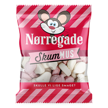 Nørregade Miniposer - 100 stk. Skummus